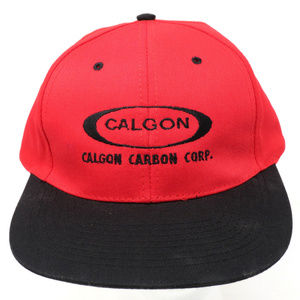 Calgon Carbon Baseball Cap Hat NEW Red Black